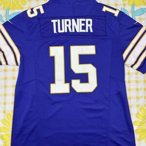 Nike Blue and Yellow Short Sleeve Tee